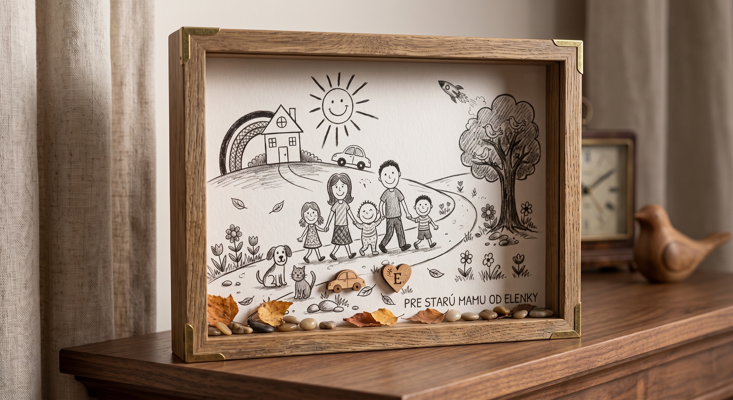 Kresba v rámčeku